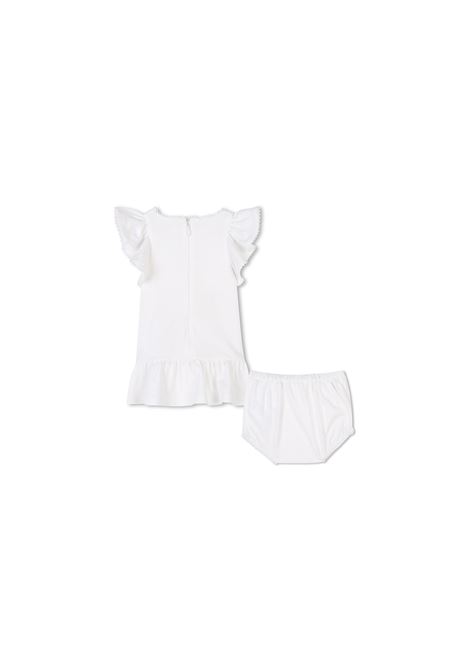 Set Regalo Con Abito Bianco e Bloomer CHLOÉ KIDS | C20422117